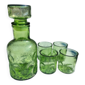 Carafe et verre Vintage