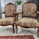 Paire de fauteuils rocaille Louis XV