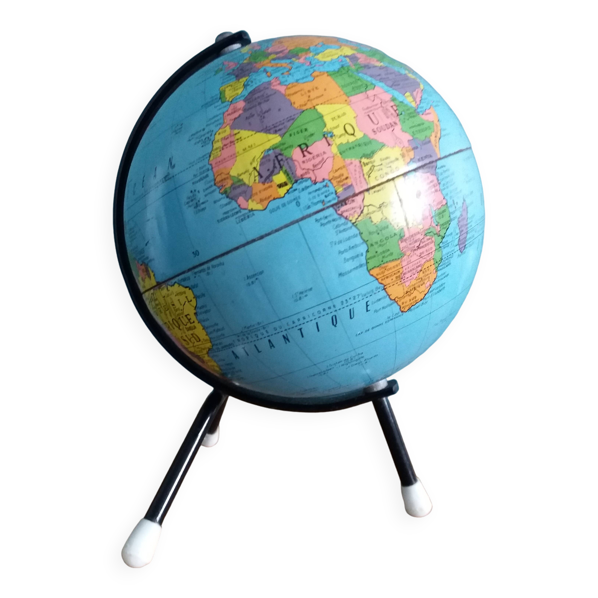 Globe world map Taride 50s 60s
