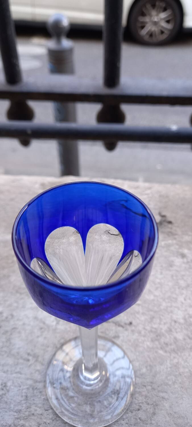 Baccarat Genova 3.5cl crystal liqueur or vodka glass