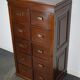 Classification cabinet mahogany drawers Netherlands 1930s