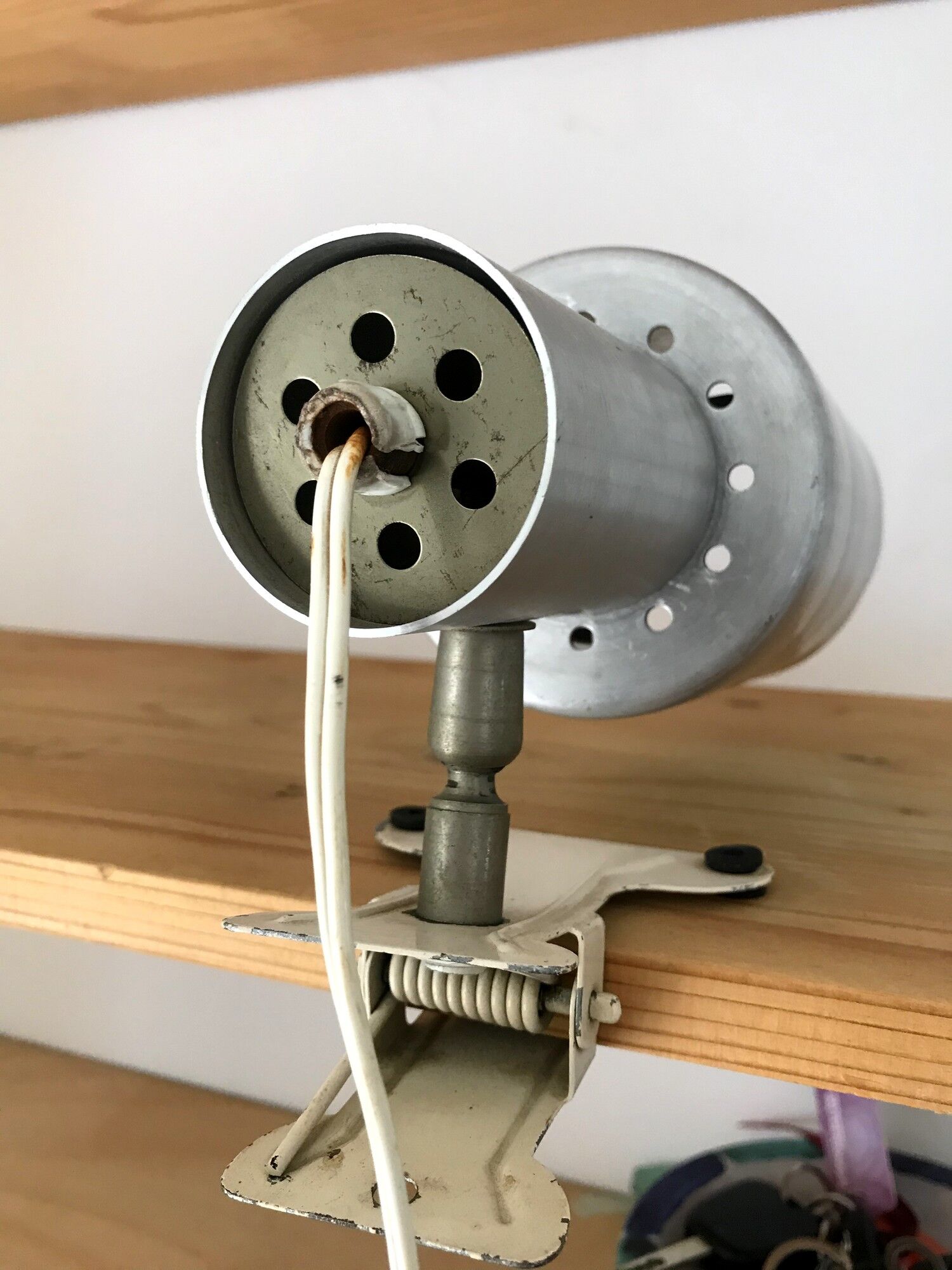 Lampe à pince vintage années 70