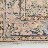 Farmhouse floral vintage rug 256x137cm