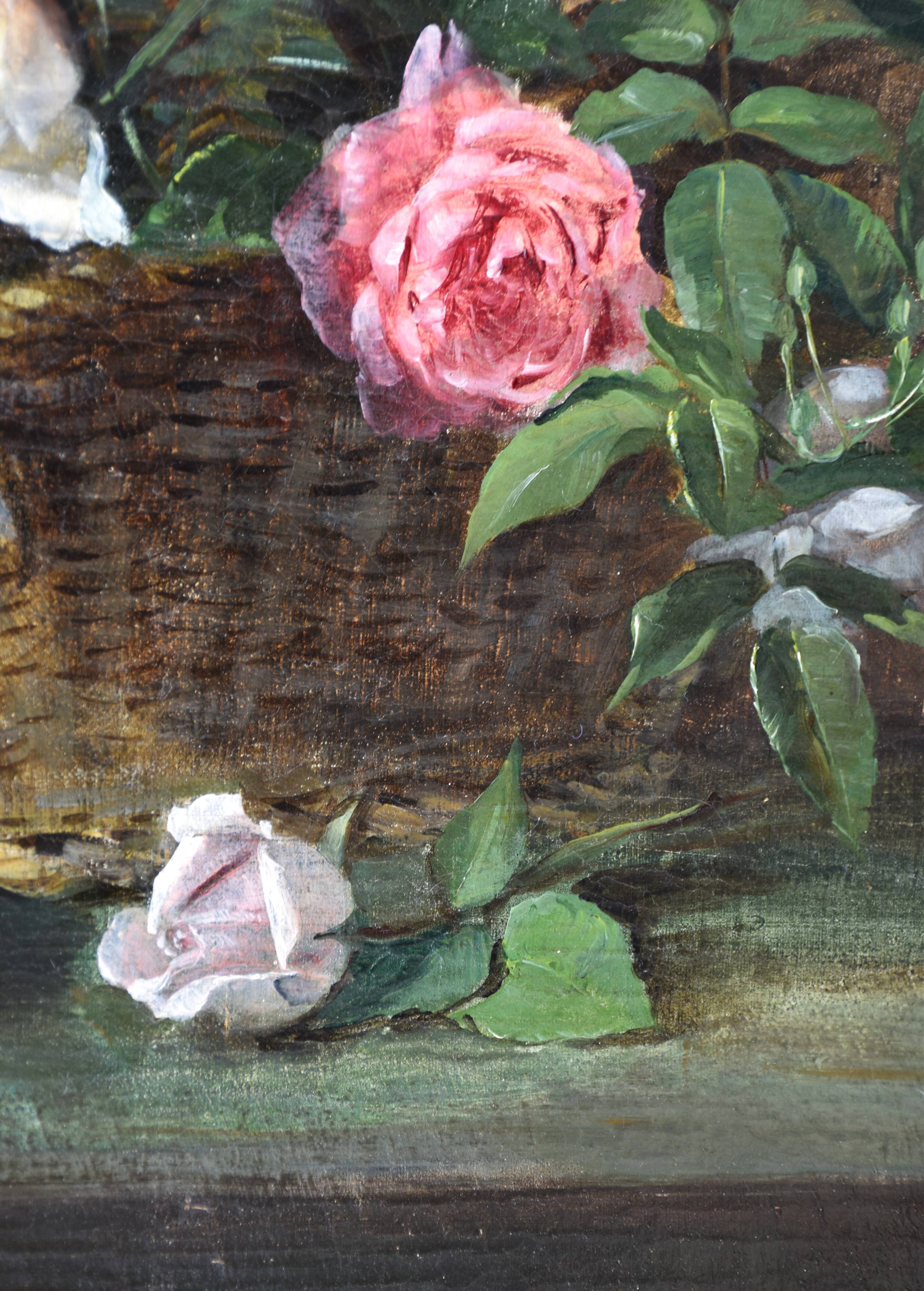 Léon Benoît, Corbeille de fleurs (1884)