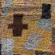 Modern yellow Berber rug from Morocco in wool.