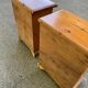 2 tables de chevet en pin massif style Louis XIV