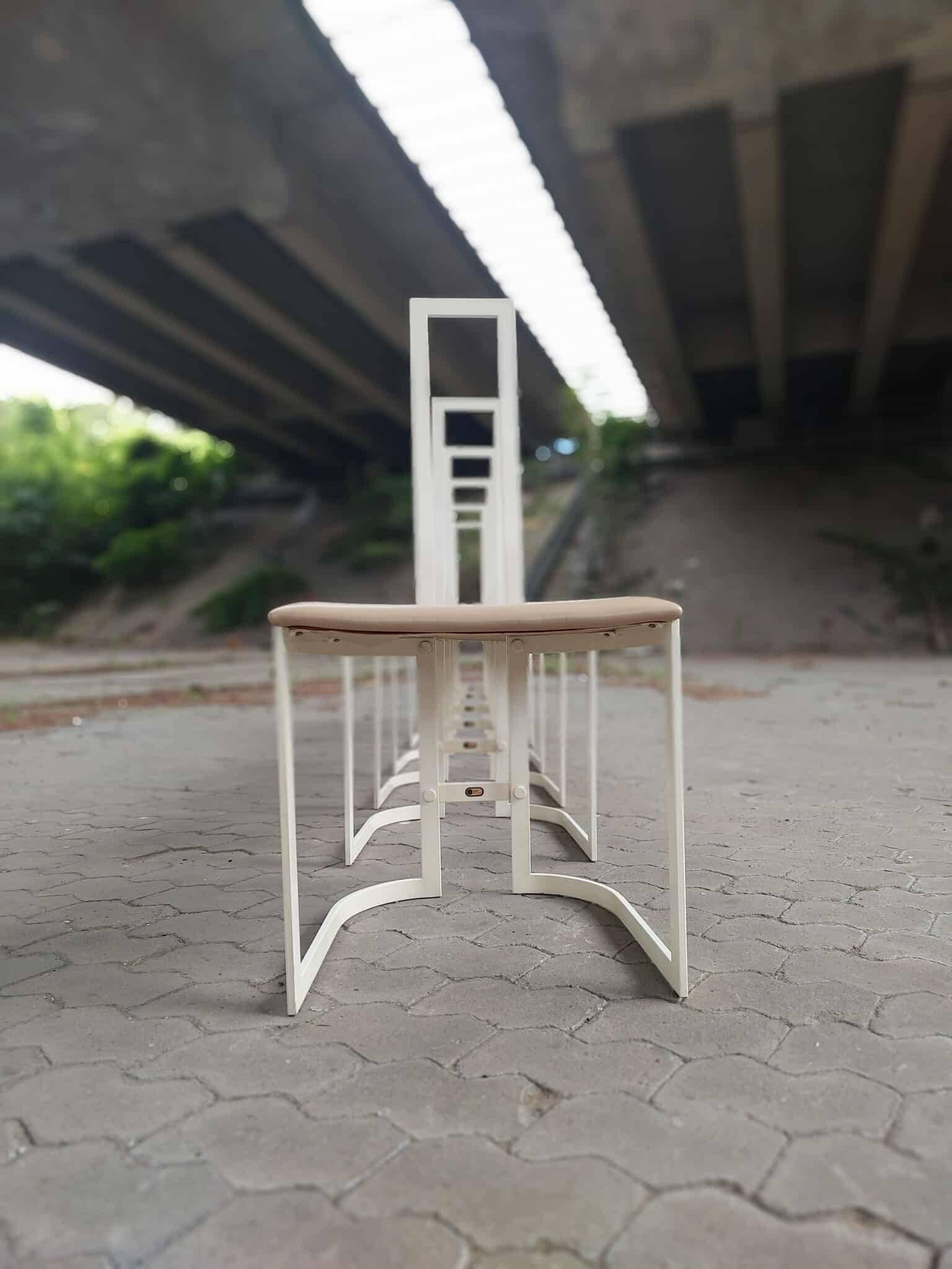 6x Modernist Side Chair-Gastone Rinaldi pour THEMA