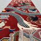 Ningxia, five-claw dragon carpet, Circa 1920