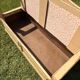 Banc coffre en bois ancien