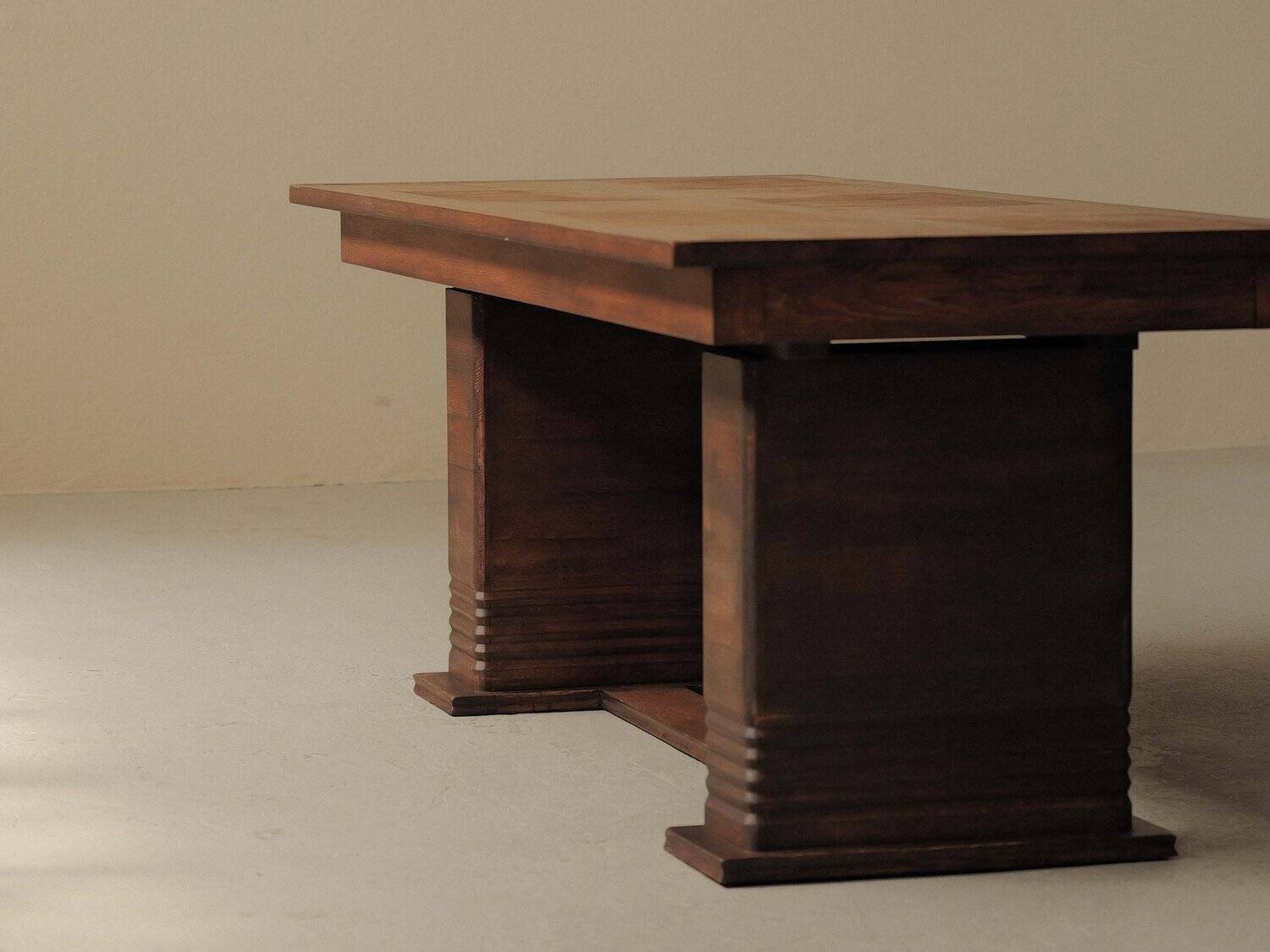 Modernist dining table, France, circa 1940.