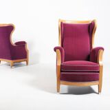 Pair of Lounge Chairs by Oscar Nilsson, Sweden 1960’s
