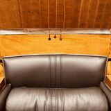 Classic Art Deco Armchair Black Low