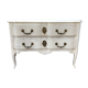 Commode blanche de style Louis XV