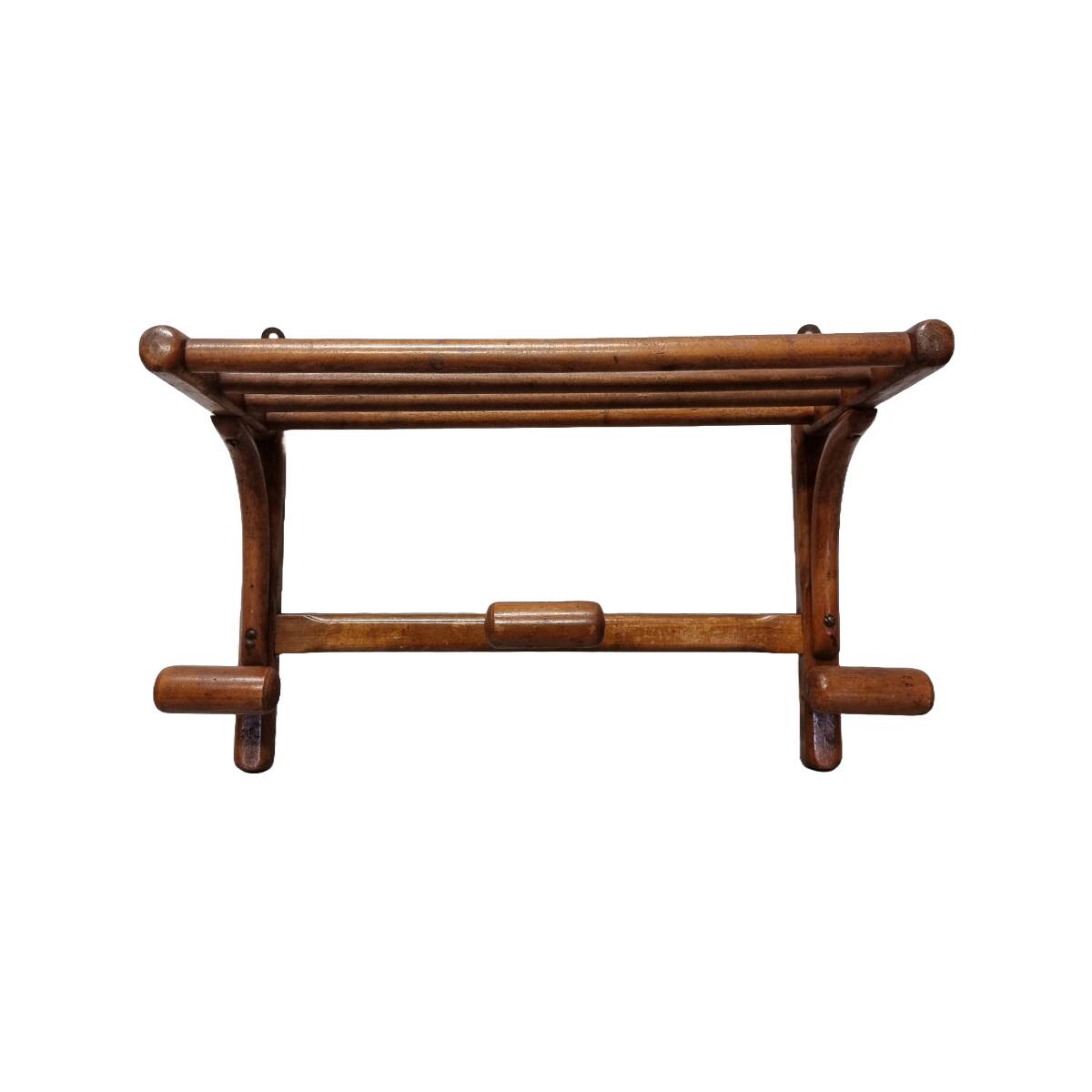 French Mid Century Wall Coat Rack From Gyf, 1950s.