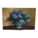 Paul blin (20th century) large oil on isorel – bouquet of lilacs 101 × 68