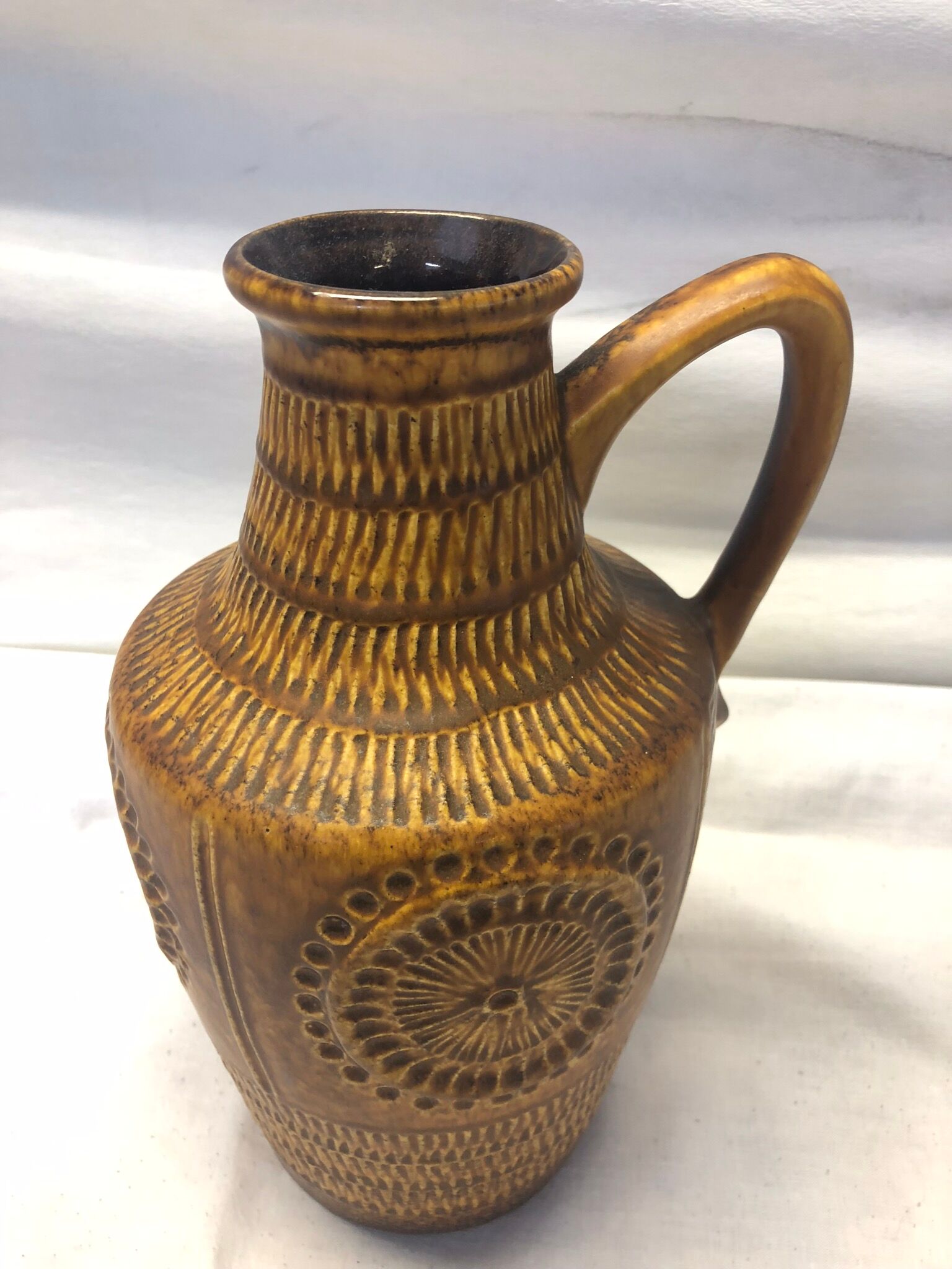 Vase ceramic vintage 60s West Germany