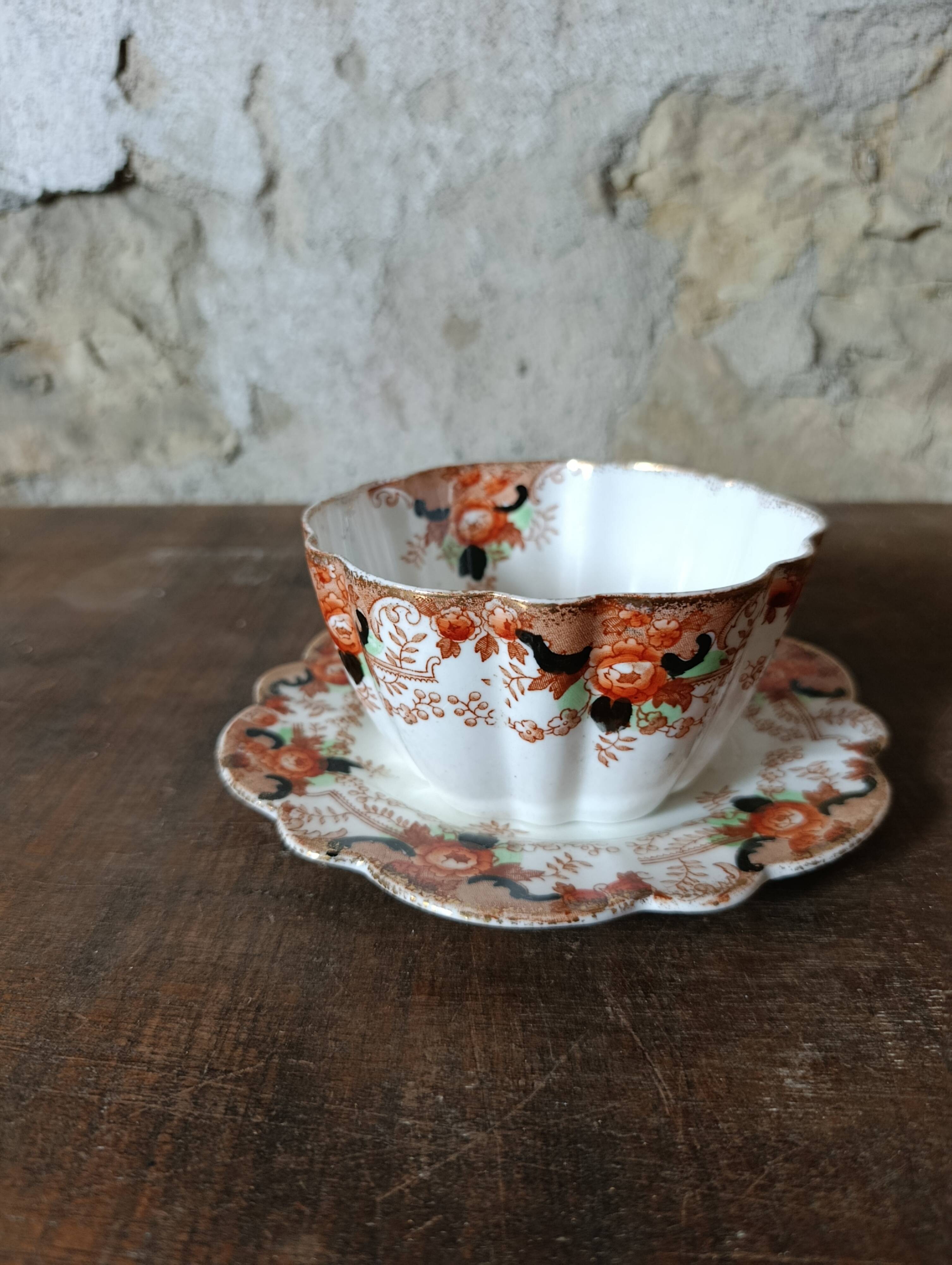 Antique Art Deco Melba China England tea set for 8