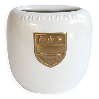 Vintage commemorative vase La Louvière - E. D'Hossche - Boch Kéramis 1960s