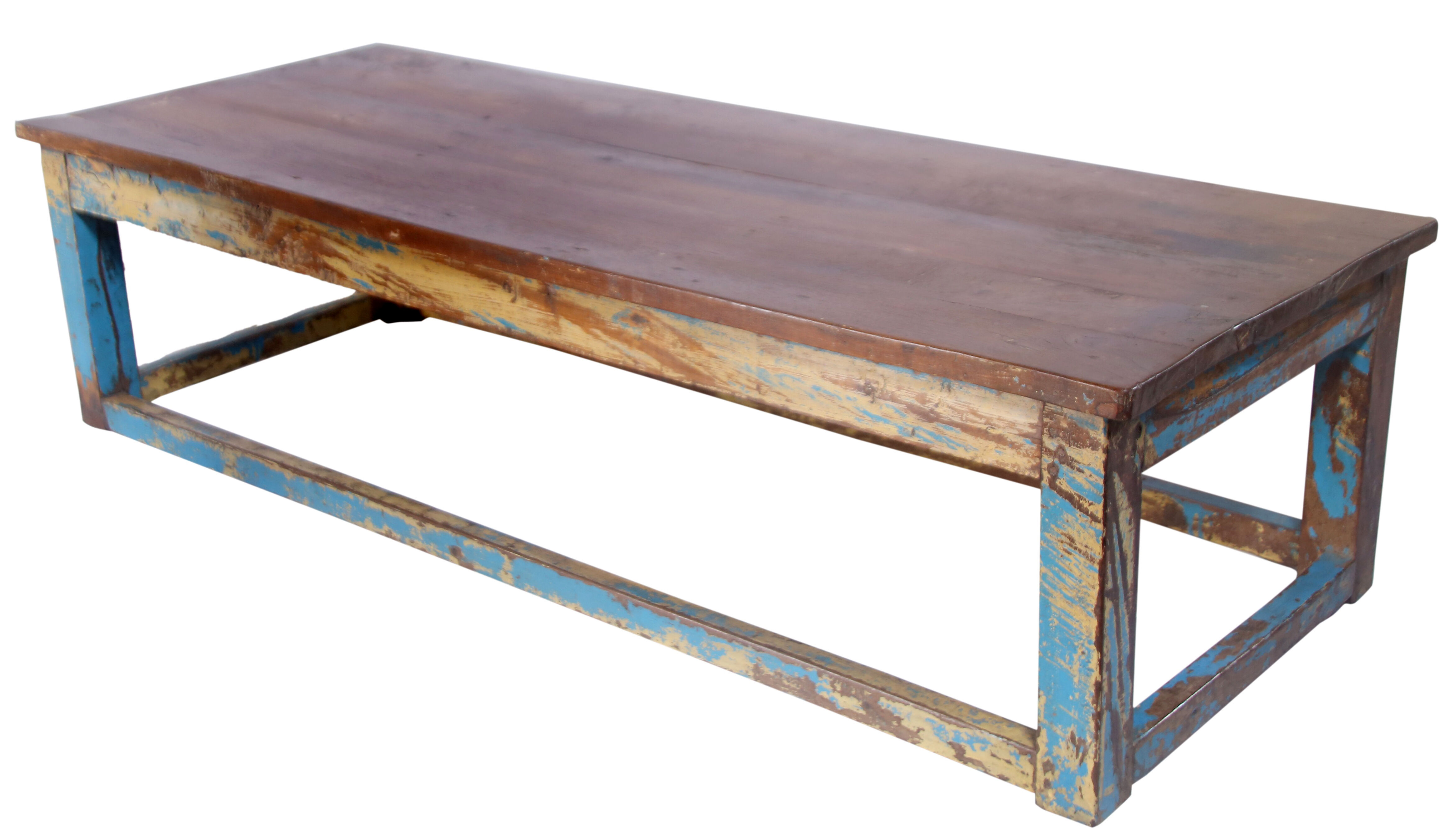 Table basse en teck birman ancien