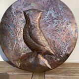 Copper mold used as decoration