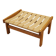 Oak footstool, Danish design, 1960s, made in Denmark