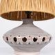 Lattice ceramic lamp, Georges Pelletier style, France, 1970s