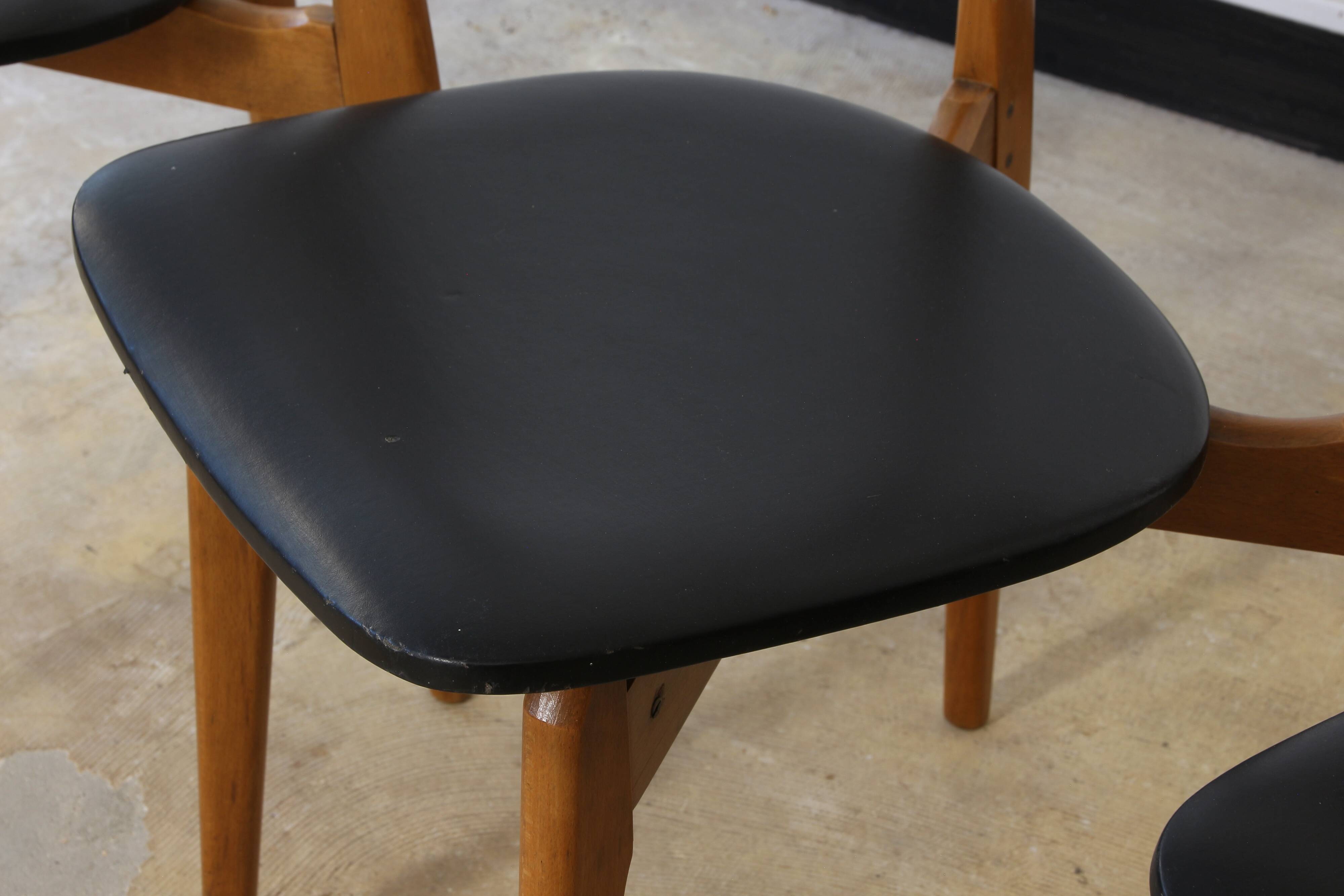 Chaises vintage scandinave 1960