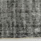 7x9 distressed black vintage rug, 205x292cm