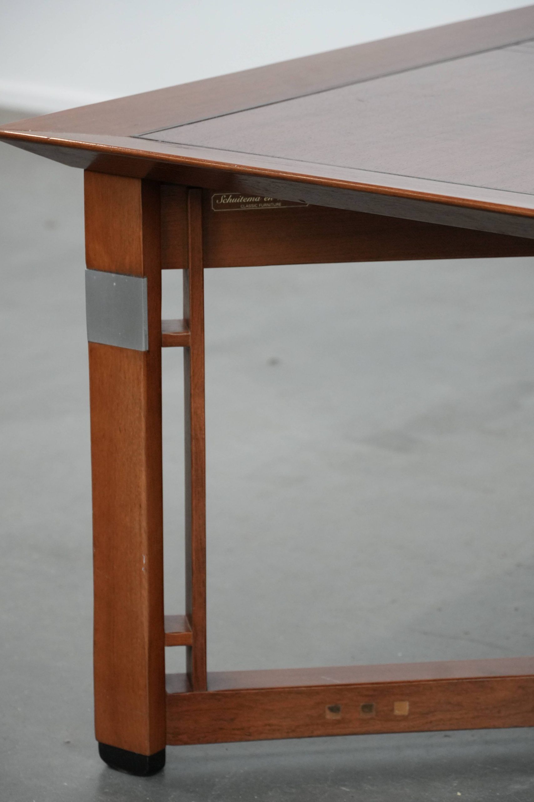 Beautiful and luxurious large square Art Deco design coffee table