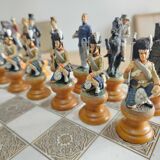 Franklin Mint Raj Collectible Chess Sets, 1970s.