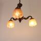 Art Deco bronze chandelier, 1920s.