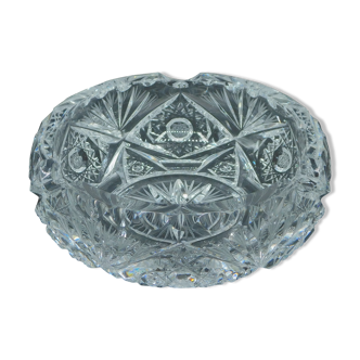 Bohemian crystal ashtray