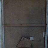 Canvas on easel