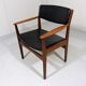 Armchair in teak & leather by Frem Røjle, Denmark