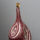 Mid-century bordeaux ceramic office lamps 60s