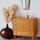 Scandinavian oak chest of drawers | vintage Danish furniture