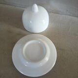 Beurrier individuel en porcelaine