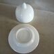 Individual porcelain butter dish