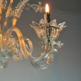 Venetian Murano glass chandelier, 6 light arms, circa 1930