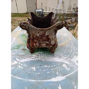 1 cast iron planter from 1900 from Charleville - Mézières