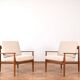 Mid-Century Danish Teak Lounge Chairs by Grete Jalk for France & Son, 1960s