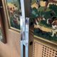 Floor lamp with marble block base Arco Design