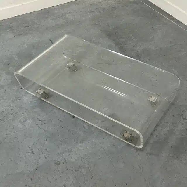 Vintage plexi coffee table
