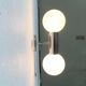 Vintage Space Age wall lamp by Motoko Ishii for Staff, 1970s.