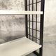 Vintage shelf in black and white wood