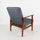 Vintage Black Club Armchair, 1970s