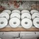 Set of 12 deep plates in Earthenware L'Amandinoise St Amand