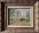 Post-impressionist “Chemin de Merolle” painting by Roger Aubrun 1947 + frame