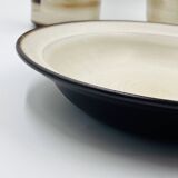 Vintage tableware service from West Germany from the 1970s.