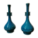 Paire de vases bleu japonisant Th.Deck
